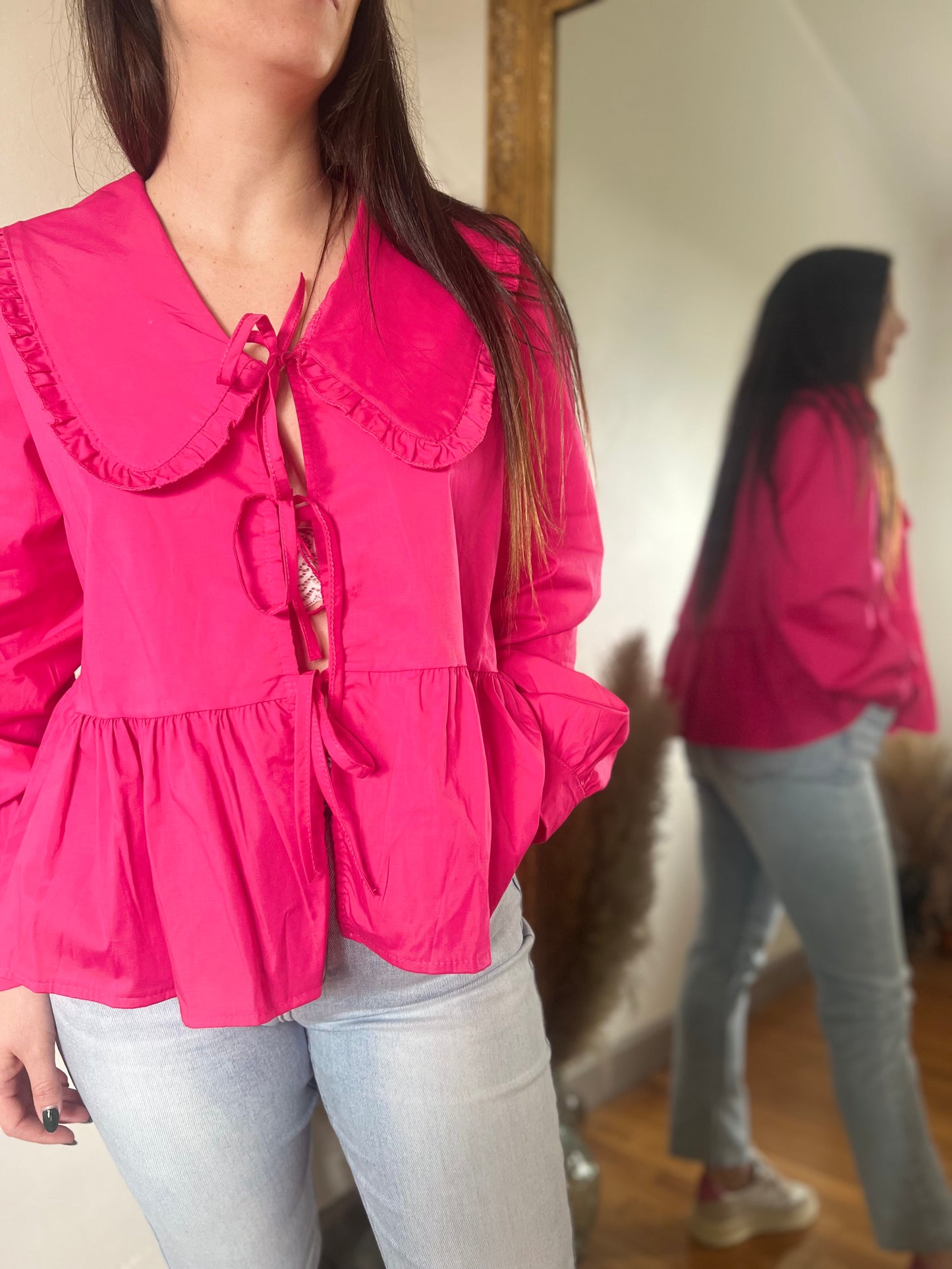 Blouse Carla Fushia