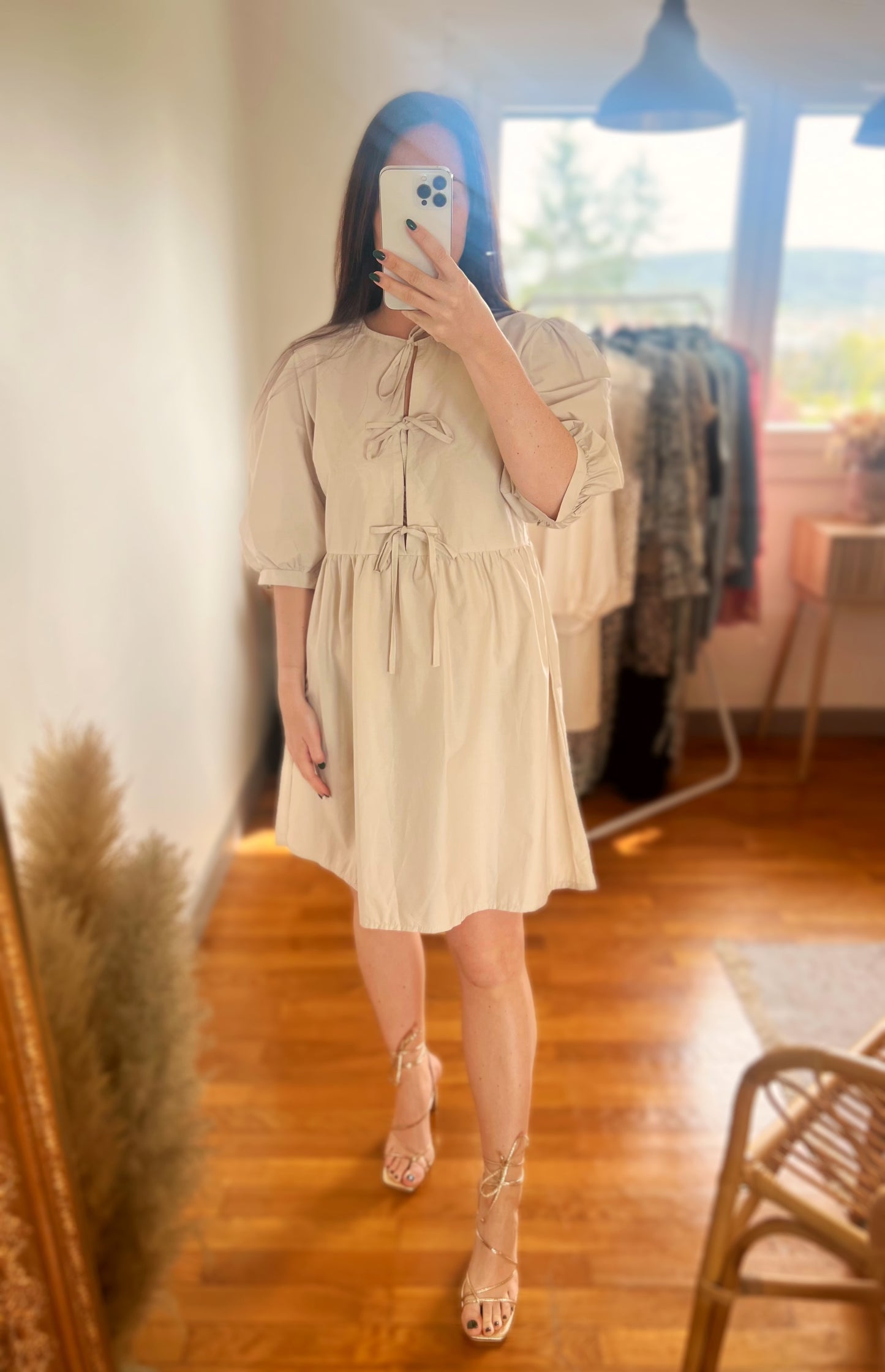 Robe Salomé beige