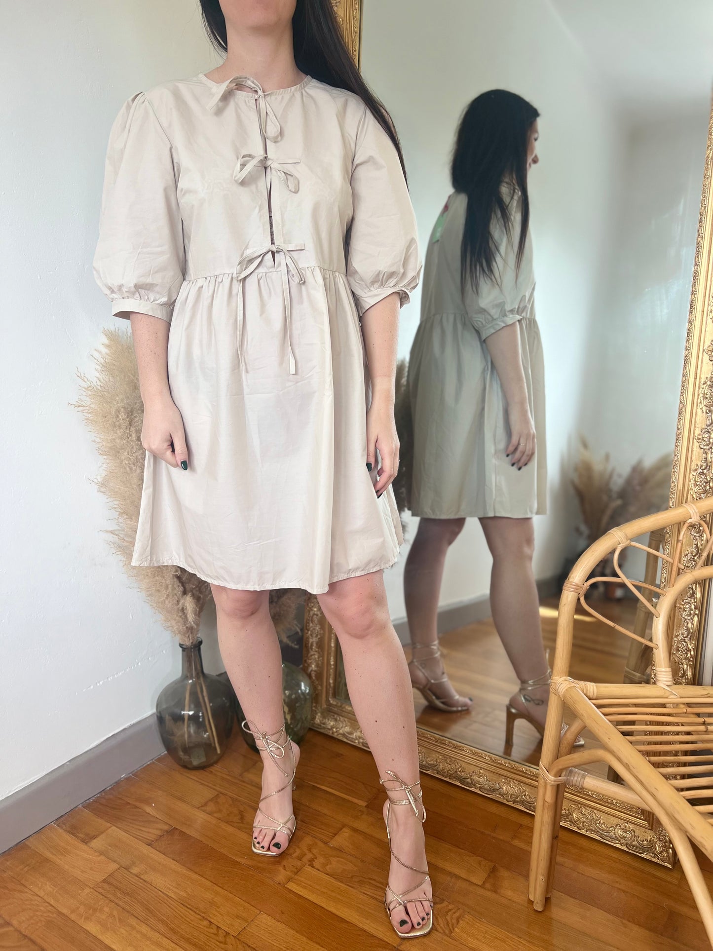 Robe Salomé beige