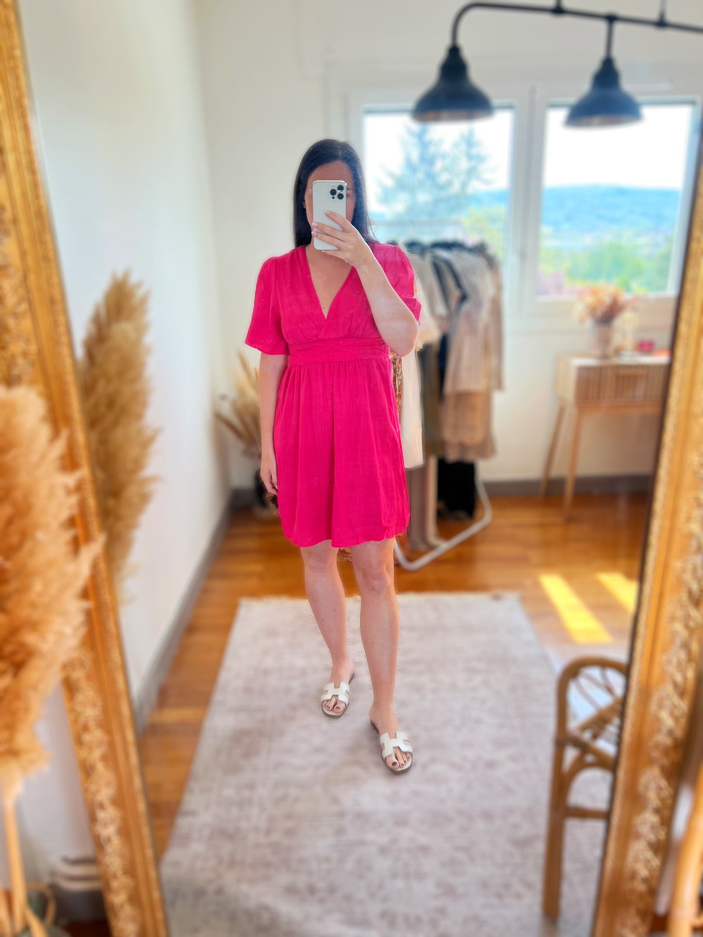 Robe Liliane Fushia